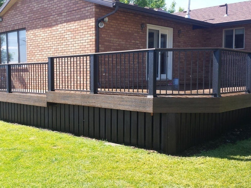 Trex Pickets Used for Deck Skirting 2