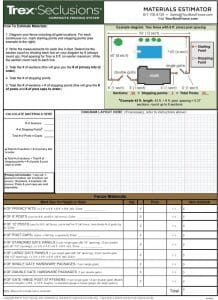 Trex-Seclusions Estimator Sheet YNF