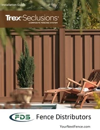 Image of front cover for the Trex Seclusions installation guide