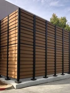 utility-enclosure-trex-horizons-fencing-skatetown 1