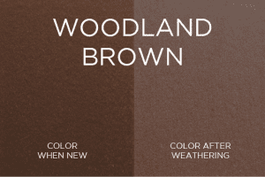Trex Woodland Brown Color