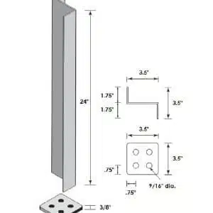 concrete post mount 1
