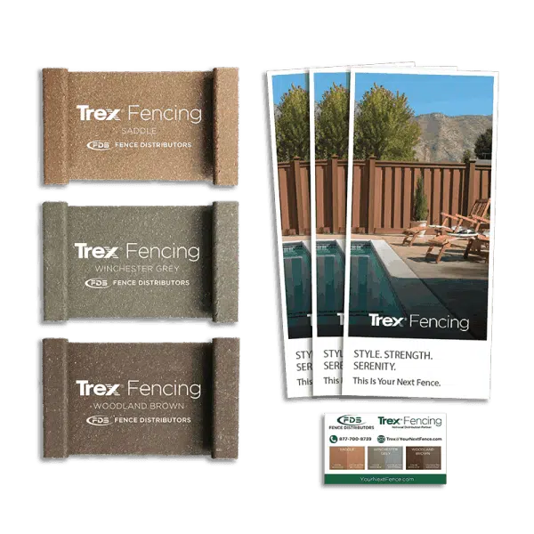 Pictures of Trex Fencing samples