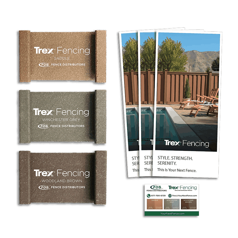 Pictures of Trex Fencing samples