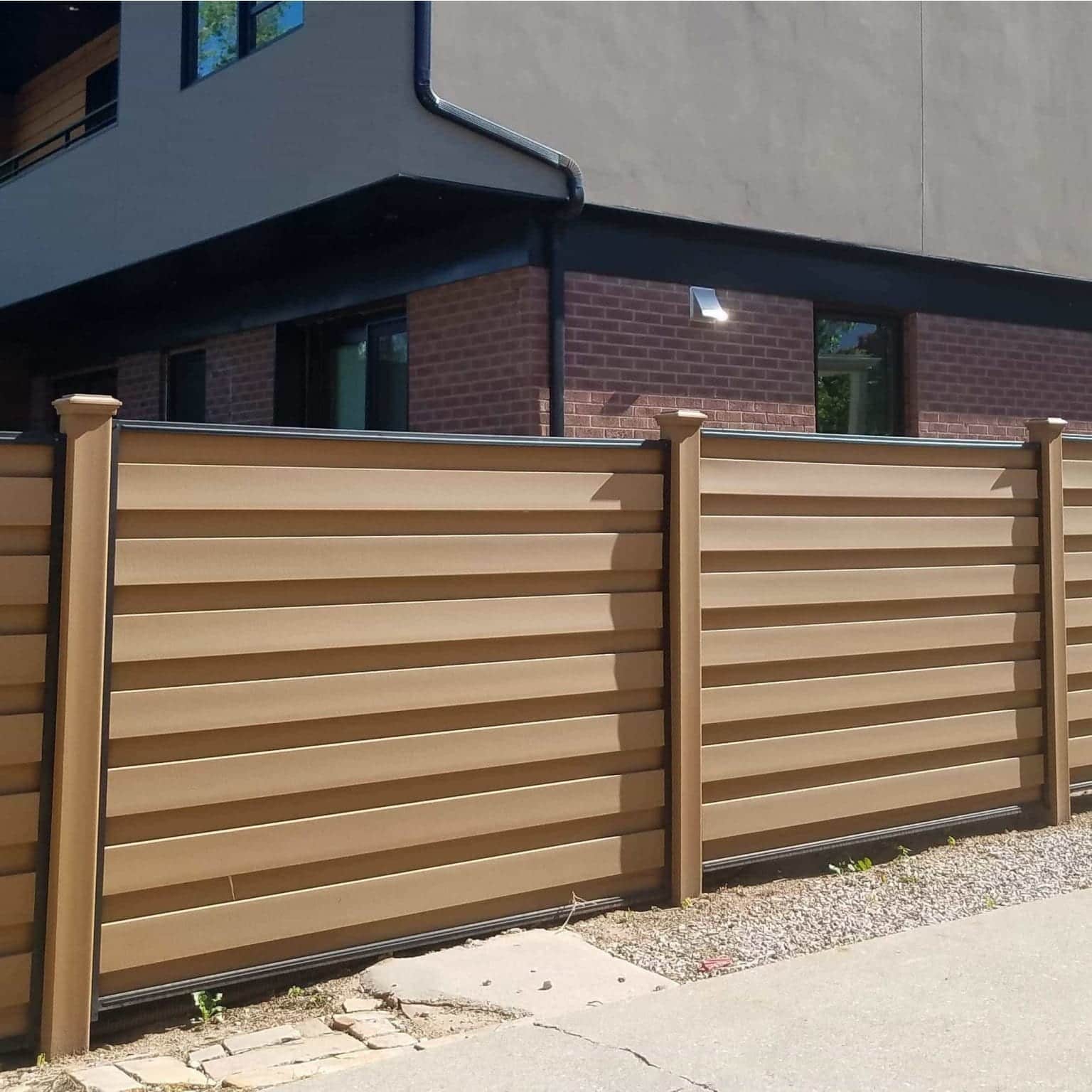 Removable fence panel kit