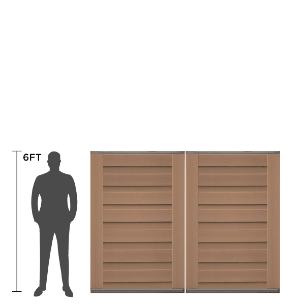 Trex w/Horizons Double Gate Panel Kit 6-ft. Tall (Standard Width) 1