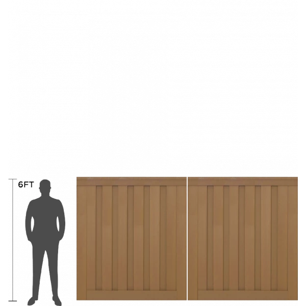 Trex Seclusions Double Gate Panel Kit - 6-ft. Tall (Large Width) 1
