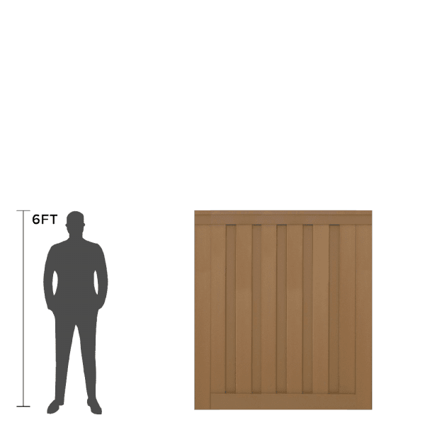 Trex Seclusions Single Gate Panel Kit - 6-ft. Tall (Large Width) 1