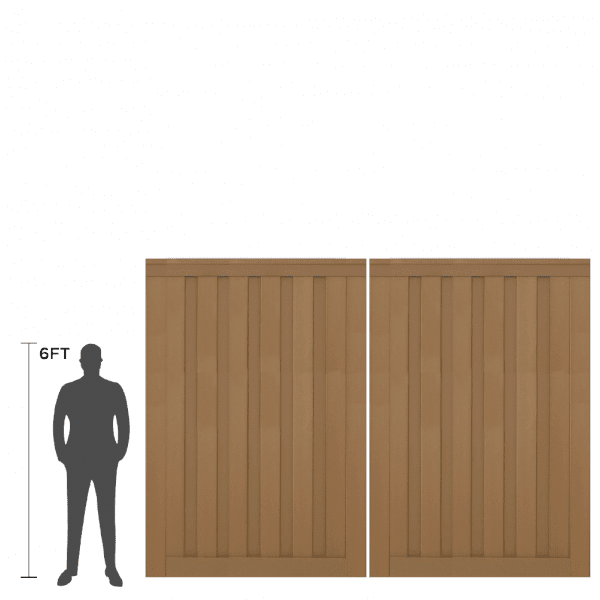 Trex Seclusions Double Gate Panel Kit - 8-ft. Tall (Large Width) 1