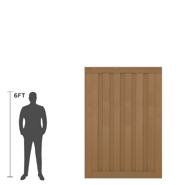 Trex Seclusions Single Gate Panel - 8-ft. Tall - Large Width 1