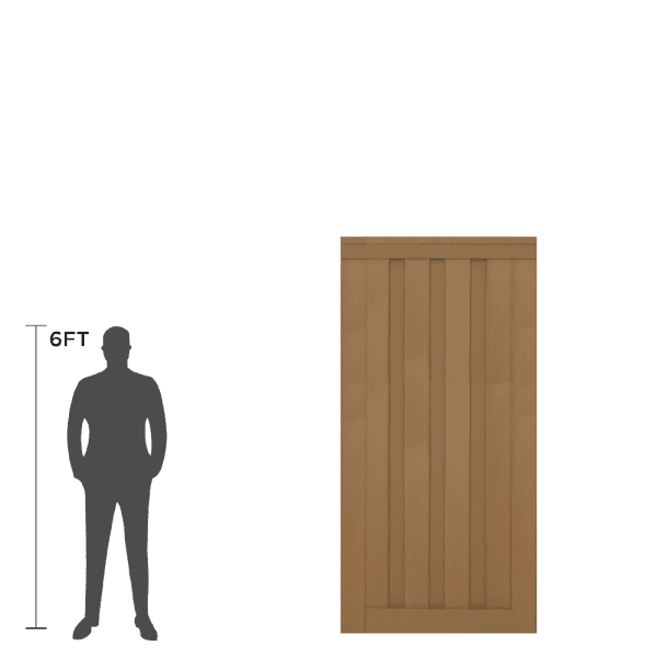 Trex Seclusions Single Gate Panel - 8-ft. Tall - Standard Width 1