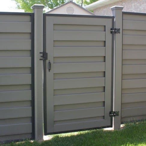 trex-fencing-horizons-gate A Winchester Grey Horizons Fence Gate