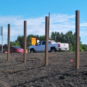 Trex posts are easy to install and maintain