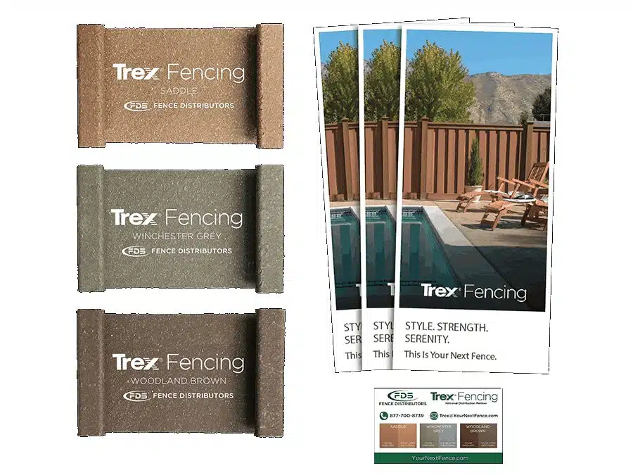 Trex Fencing Color Samples and Brochures