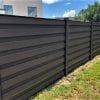 A horizontal composite Trex fence built by Big Woody's Fence in Florida