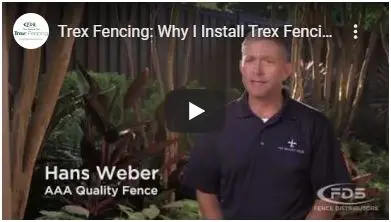 video testimonial on why they installed the fence
