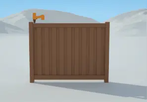 Animation of a Trex Fence Panel